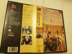 [VHS] Mozart - Cosi fan Tutte - Harnocourt / Ponnelle - caseta video originala foto