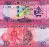Bancnota Solomon Islands 10 Dollars 2017 UNC