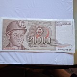Iugoslavia 20000 dinari 1987 AU