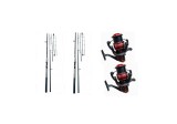 Set 2 Lansete Passion Accesorii pescuit &gt; Nada si momeli 3,90m 120-180gr si 2 Mulinete Top Accesorii pescuit &gt; Nada si momeli 5000, EAST SHARK