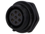 Soclu SP21 mamă IP68 15A 500V pentru lipire 1,5mm2 -25&divide;85&deg;C