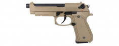 Replica pistol GPM92 GP2 DST gas GBB G&amp;amp;G Tan foto