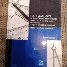 Teste si aplicatii de desen tehnic de constructii