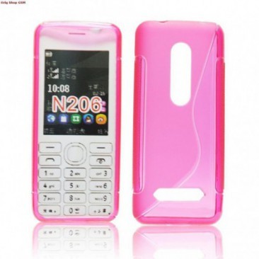 HUSA SILICON S-LINE NOKIA ASHA 206 ROZ foto