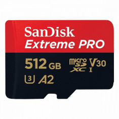 Card Sandisk Extreme Pro MicroSDXC 512GB Clasa 10 + Adaptor SD foto