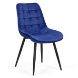 SCAUN LIVING DIN CATIFEA SI CADRUL METALIC BUC 206 BLEUMARIN