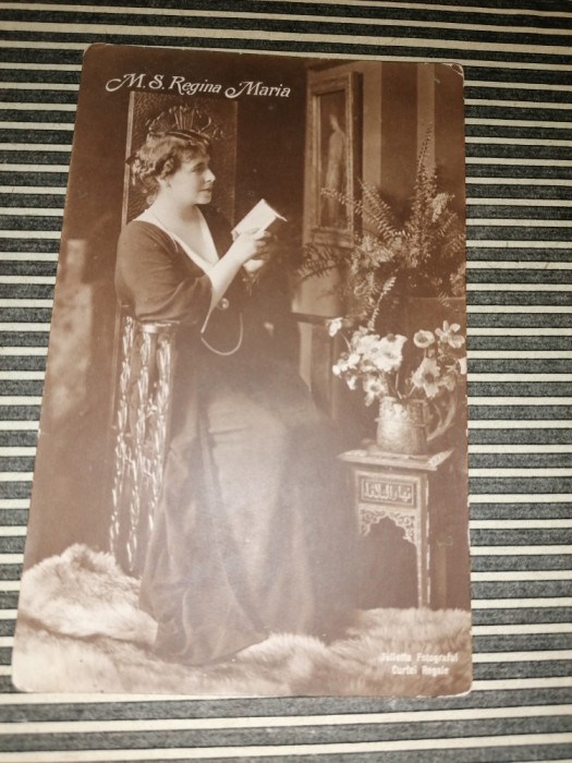 RARA- CARTE POSTALA , FAMILIA REGALA / MS REGINA MARIA