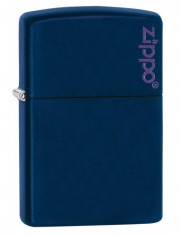 Bricheta Zippo 239ZL Navy Matte with Zippo Logo foto