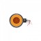 Lampa sub oglinda gabarit portocalie lumina LED tip neon