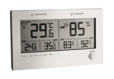 Statie meteo digitala Twin Plus cu senzor extern TFA S30.3049 foto