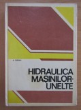 Aurel Oprean - Hidraulica masinilor-unelte
