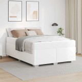 vidaXL Cadru de pat Altele Alb 140 x 200 cm Piele artificială