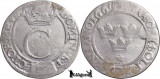 1669, 4 &Ouml;re - Carol al XI-lea - Regatul Suediei, Europa, Argint