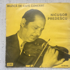 nicusor predescu muzica de cafe concert disc vinyl lp muzica vioara romantic VG