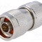 Adaptor drept 50&Omega; N mufă aurit PTFE AMPHENOL RF