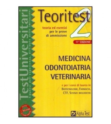- Teoritest 2: Medicina odontoiatria veterinaria e per i corsi di foto