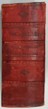 VOCABULAR FRANCEZ-ITALIAN si ITALIAN-FRANCEZ de CORMON si MANNI - NAPOLI , cca 1888