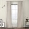 Draperie din catifea cu rejansa din bumbac tip fagure, Madison, 200x240 cm, densitate 700 g/ml, Sand Dollar, 1 buc