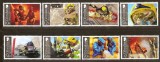 C1682 - Gibraltar 2015 - Pompieri 8v.nestampilate MNH