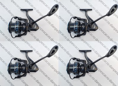 SET 4 Mulinete Feeder si Crap PRO FL MAGNUM Feeder MF6500 tambur Long Cast foto
