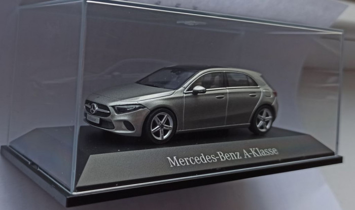 Macheta Mercedes Benz A-Class 2018 W177 silver - Herpa 1/43