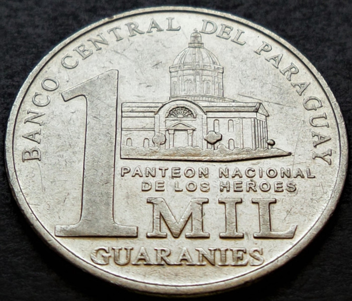 Moneda exotica 1000 GUARANIES - PARAGUAY, anul 2008 * cod 2115