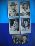 HOPCT LOT NR 1318 RUSIA -ACTORI / ARTISTI-5 CARTI POSTALE-NECIRCULATE, Necirculata, Printata