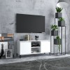 Gossi comoda tv cu picioare metalice, alb, 103,5x35x50 cm
