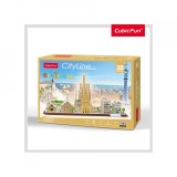 Cumpara ieftin PUZZLE 3D BARCELONA 186 PIESE, CubicFun