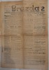 1944 (16 iulie) Ziar progerman BRAZDA, IASI, 2 pag, format mare 60 x 40 cm II WW