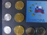 Seria completata monede - Slovenia 1992-2006, 9 monede