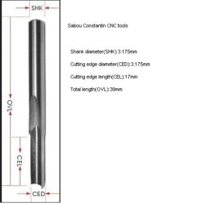 FREZA din carbura de tungsten pentru CNC frezeaza in LEMN , MDF , PLACAJ foto