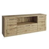 Comoda TV DTD/MDF stejar navarra Dorsi 179,8x41x63,4 cm