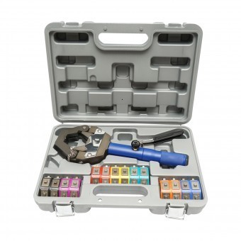 Cleste/presa de sertizat furtunuri hidraulice 80Kn Breckner Germany