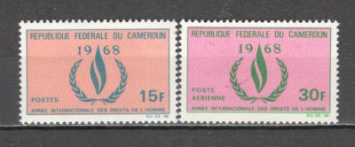 Camerun.1968 Anul international al drepturilor omului XC.472 foto