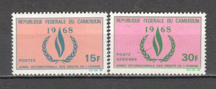 Camerun.1968 Anul international al drepturilor omului XC.472