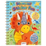 Cumpara ieftin Dinosaur Sticker Fun Book 60 Stickers Colourin(...)