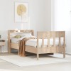 VidaXL Cadru pat fără saltea, 90x190 cm, lemn masiv de pin 3307026