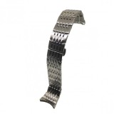 Cumpara ieftin Bratara pentru Ceas Argintie din Otel Inoxidabil - Capete Curbate - 22mm -