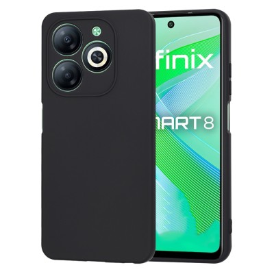 Husa silicon Infinix Smart 8 Techsuit SoftFlex, negru foto