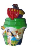 Cumpara ieftin Set Nisip Pirati 5 Piese: Galetusa, Lopata, Grebla si Forme - Jucarii Plaja Copii +3 Ani, Multicolor
