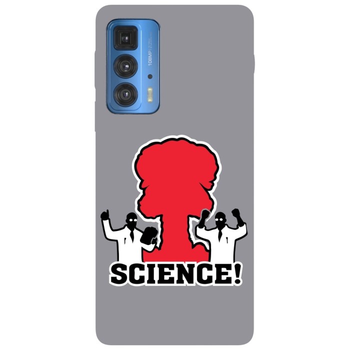 Husa compatibila cu Motorola Edge 20 Lite model Believe in science, Silicon, TPU, Viceversa
