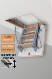Scara pod/mansarda pliabil din metal 80x80x265