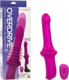 Vibrator Overdrive Smooth Thruster, Remote Control, Silicon, USB, Roz, 29.2 cm