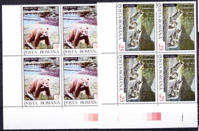TSV$ - 1992 LP 1300 FAUNA DIN REGIUNILE NORDICE BLOC X 4 MNH/** LUX foto