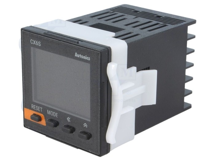 Contor electronic LCD timp și impulsuri