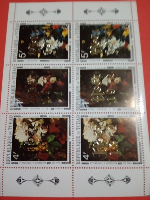 CHAD 1972, PICTURI SUPRATIP. - BLOC MNH foto