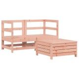 Set canapea de gradina, 3 piese, lemn masiv brad douglas