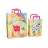 Sacosa cadou din hartie - Kinder ,32x14x42cm,90 g m &sup2;, Disegno