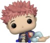 Figurina Funko POP! Animation Jujutsu Kaisen - Yuji Itadori cu Papusa Tsukamoto, 9cm